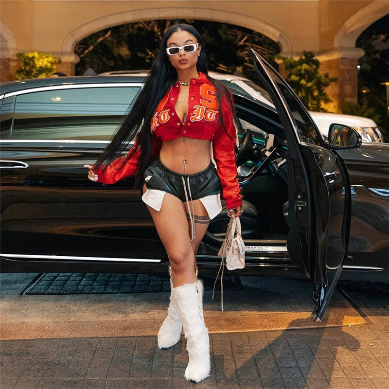 Women's cropped Letternam