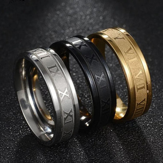 Vintage Roman Numeral Rings