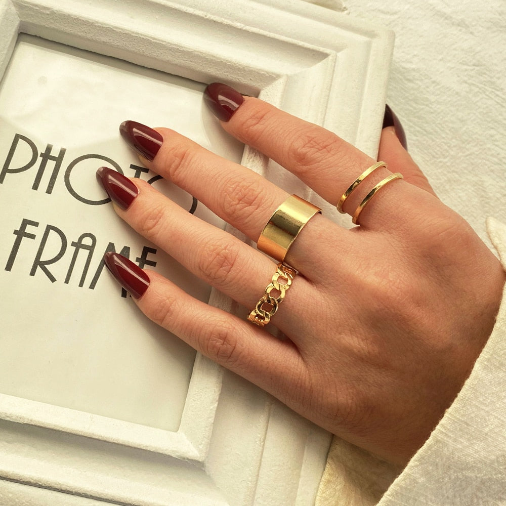 Bohemian One Size Fits All Ring Sets