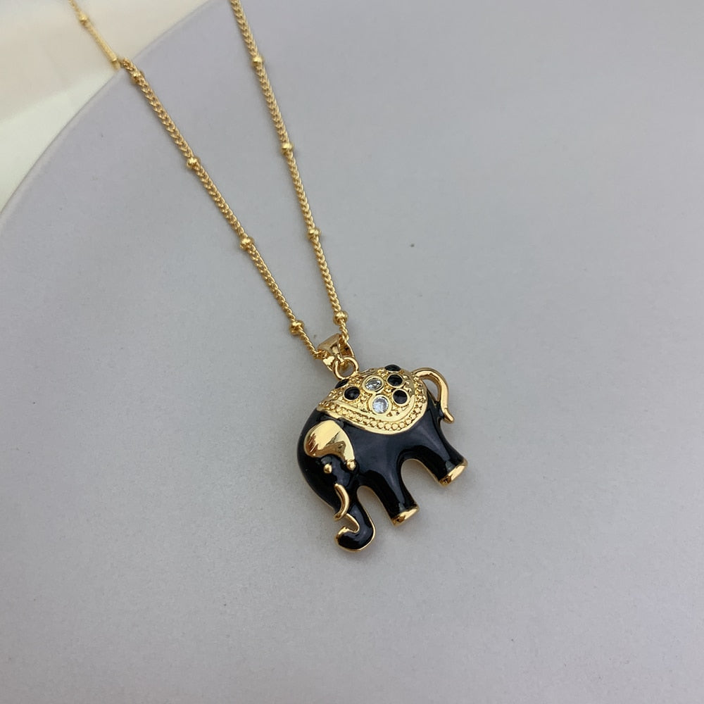 Traditional Style Elephant Necklace