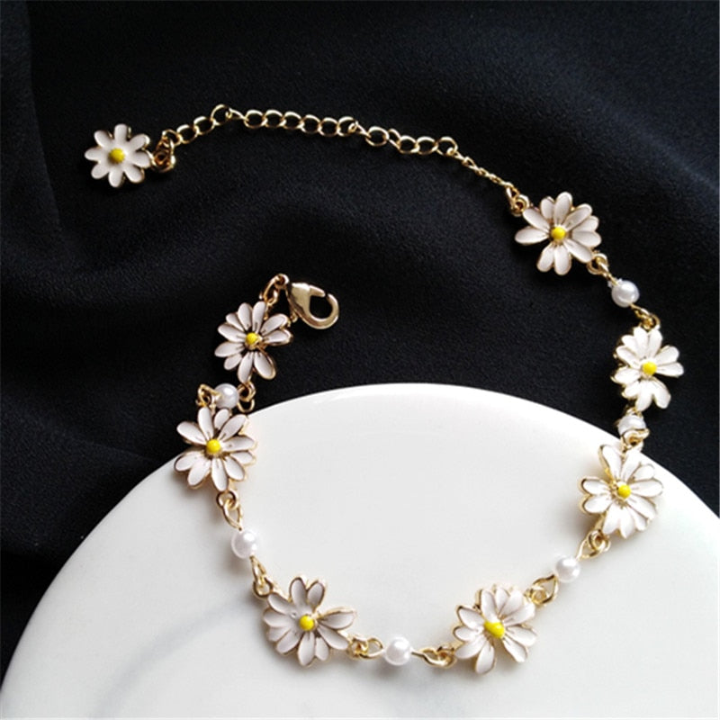 Sunflower Ring, Necklace, and Bracelet