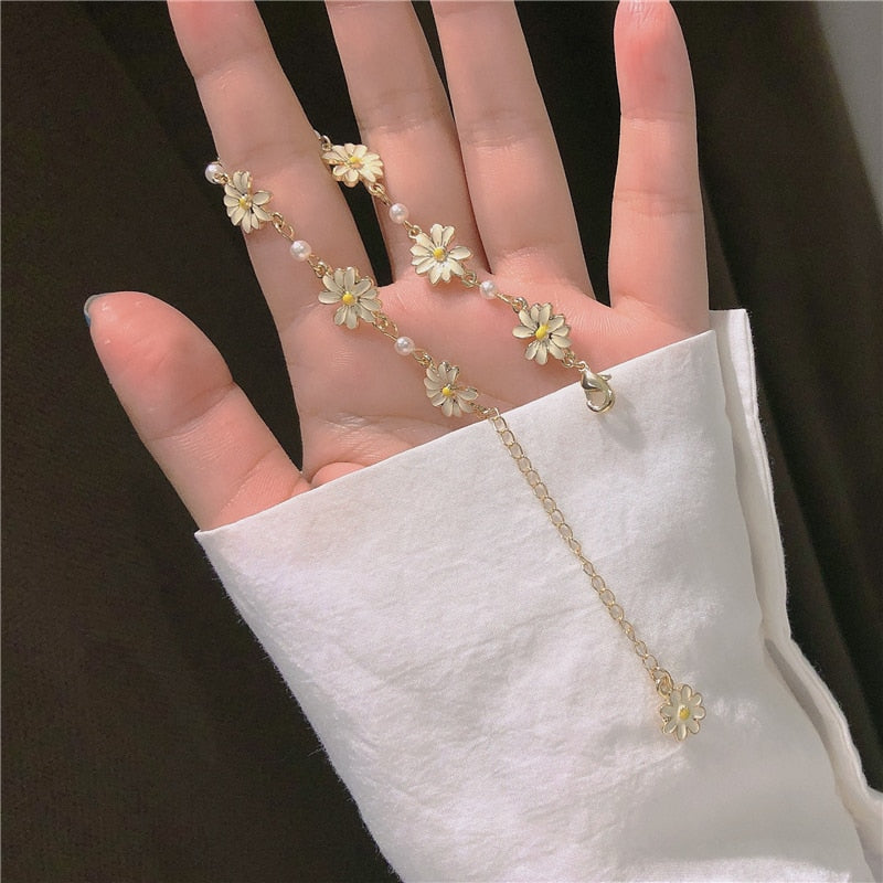 Sunflower Ring, Necklace, and Bracelet