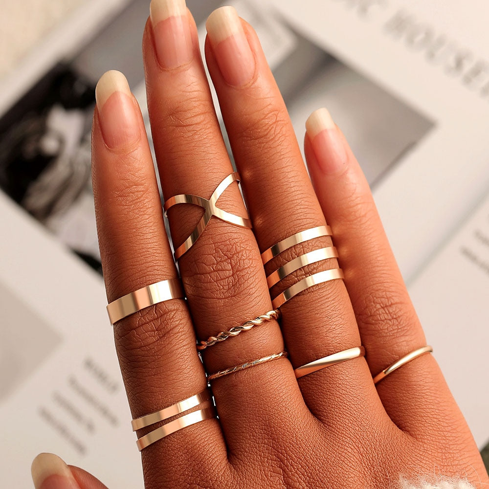 Bohemian One Size Fits All Ring Sets