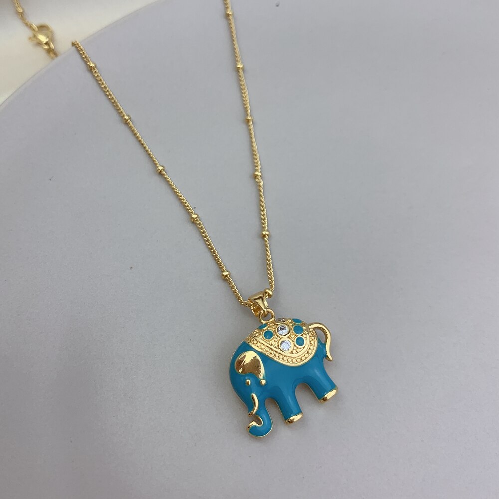 Traditional Style Elephant Necklace