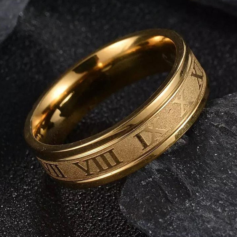Vintage Roman Numeral Rings
