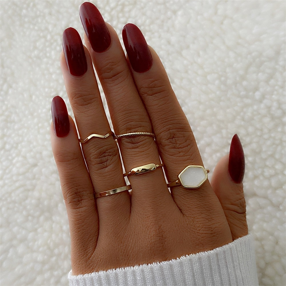 Bohemian One Size Fits All Ring Sets