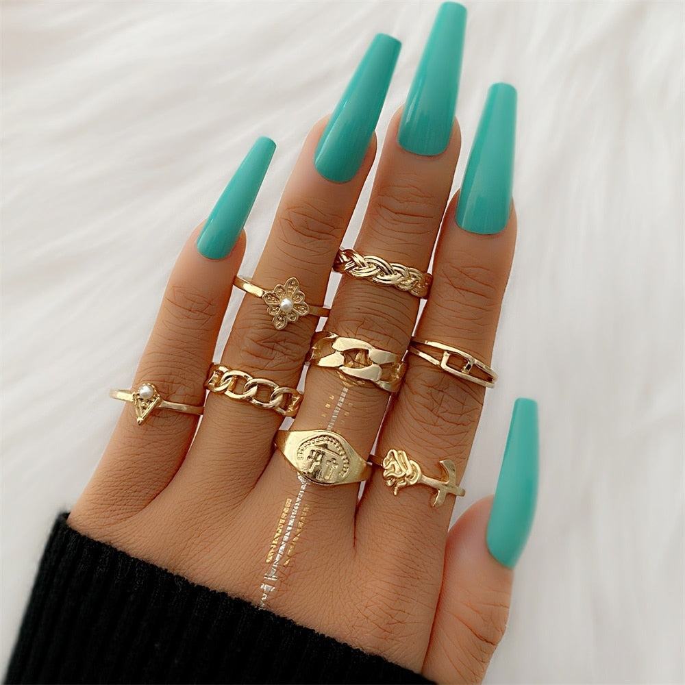 Bohemian One Size Fits All Ring Sets