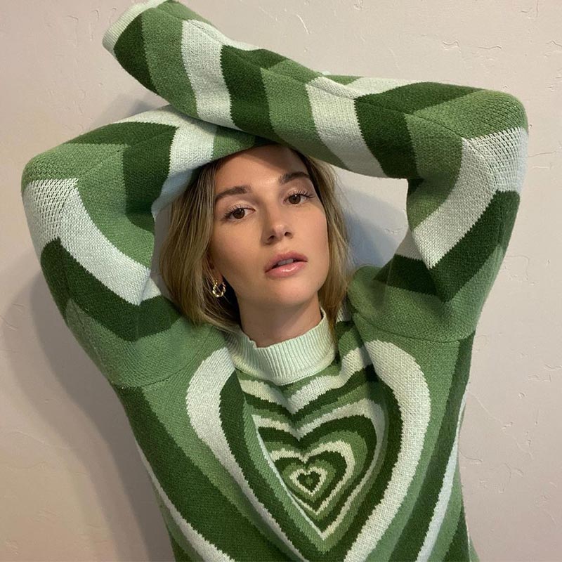 Radiating Heart Sweater