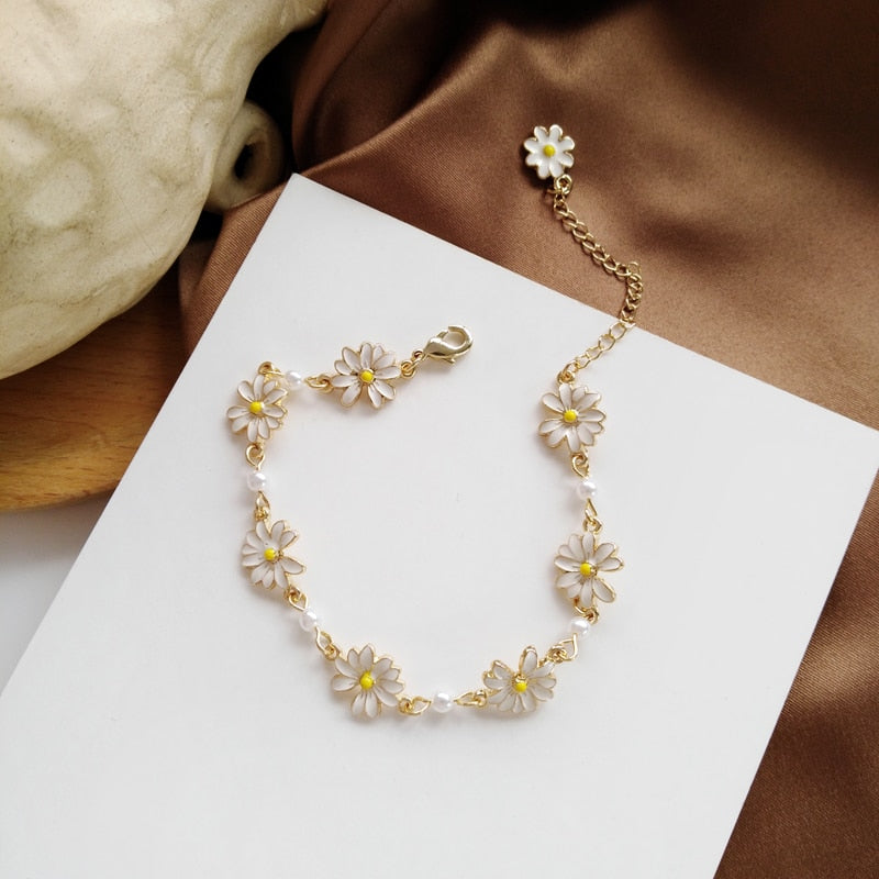Sunflower Ring, Necklace, and Bracelet