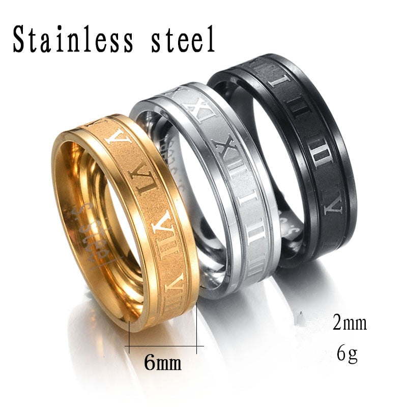 Vintage Roman Numeral Rings