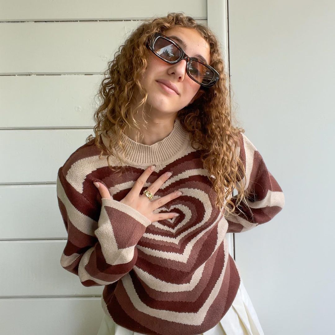 Radiating Heart Sweater