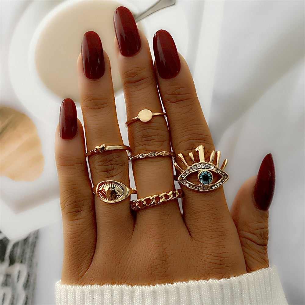 Bohemian One Size Fits All Ring Sets