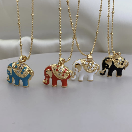 Traditional Style Elephant Necklace