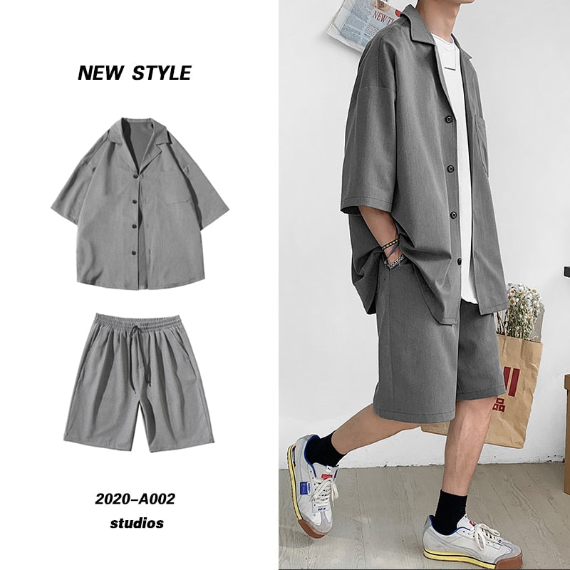 Suit Jacket And Shorts Set