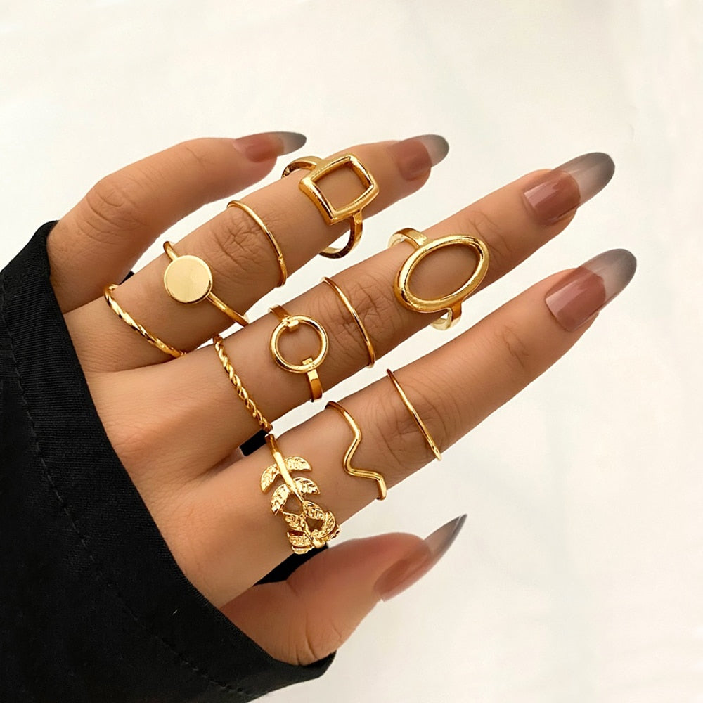 Bohemian One Size Fits All Ring Sets