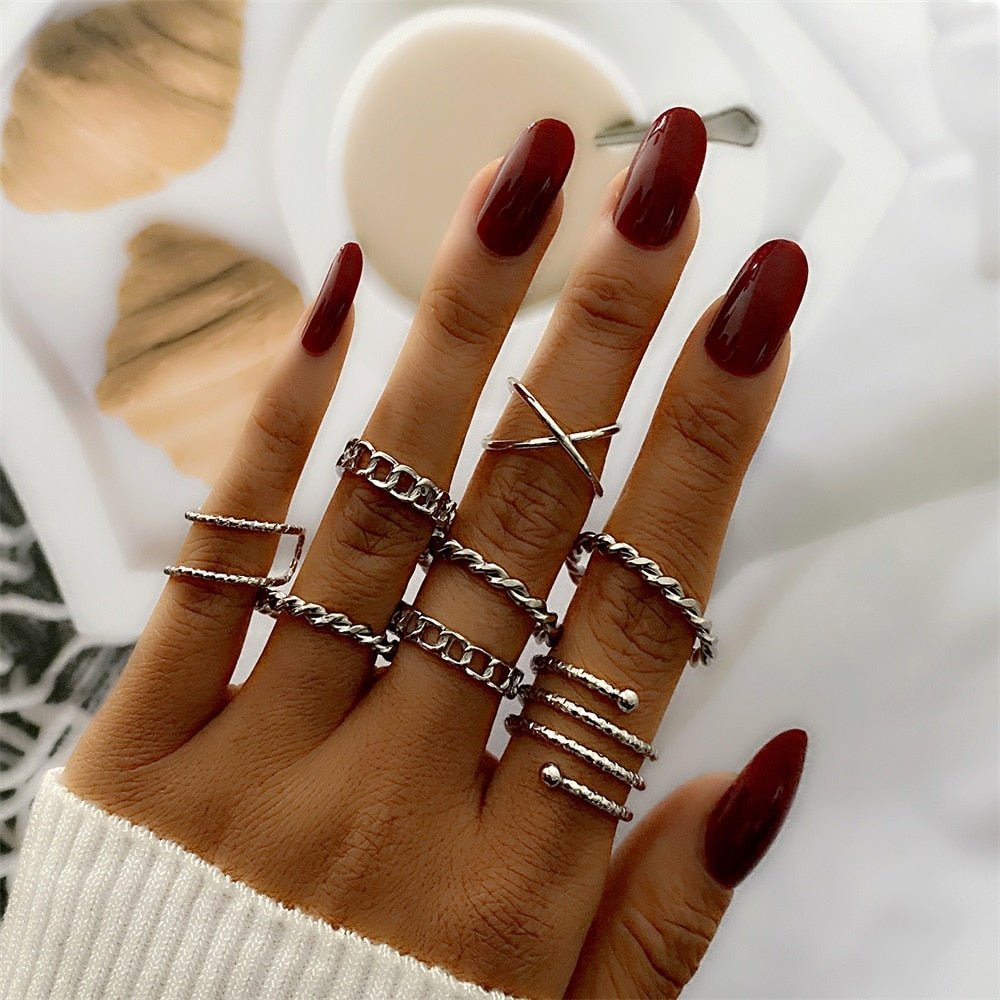 Bohemian One Size Fits All Ring Sets