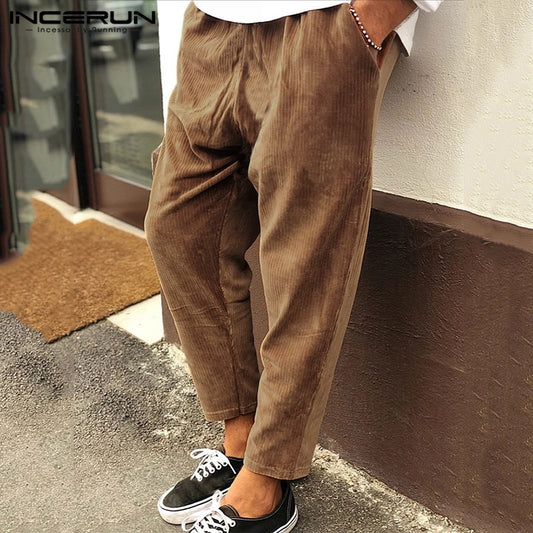 Corduroy Drawstring Pants