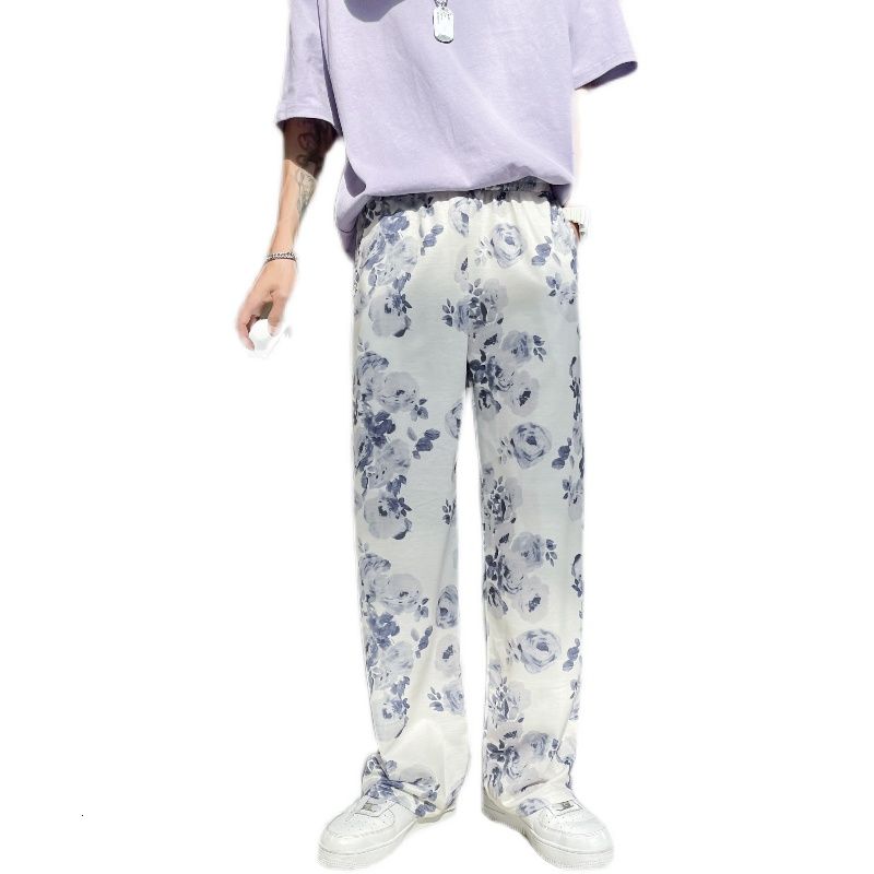 Flower Print Pants