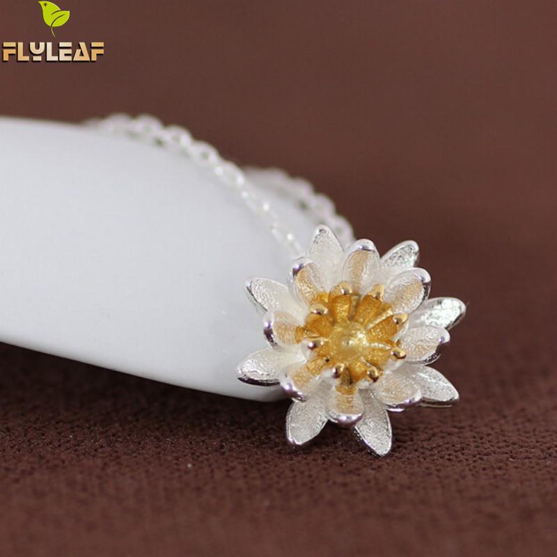 Blossoming Lotus Silver Necklace