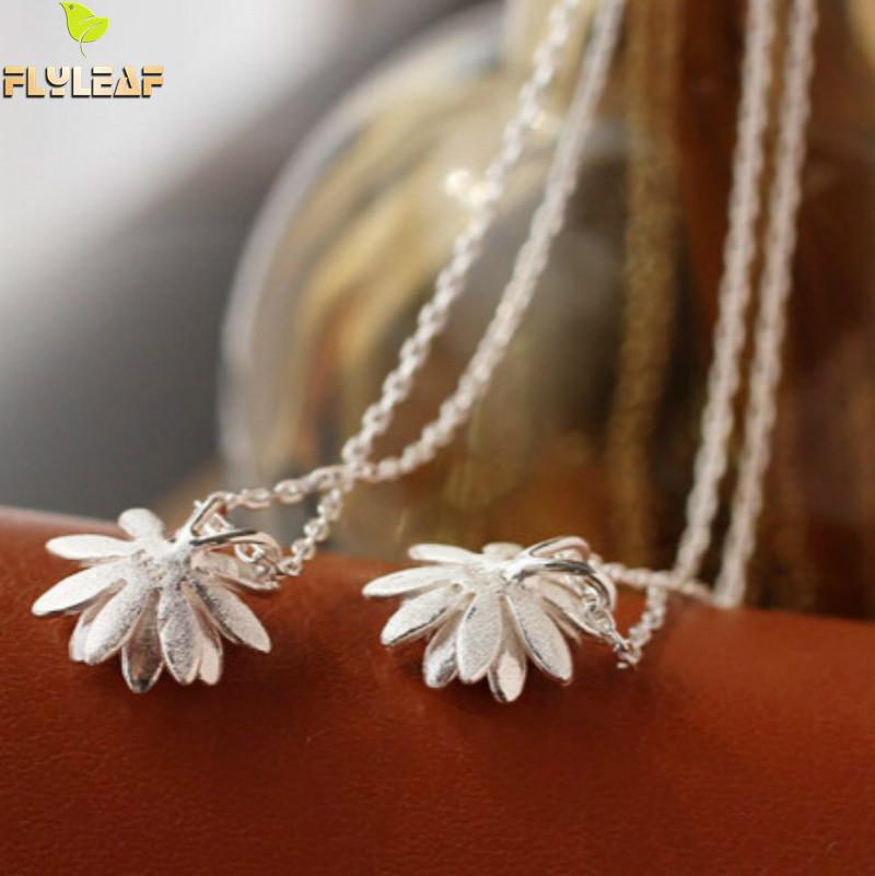 Blossoming Lotus Silver Necklace