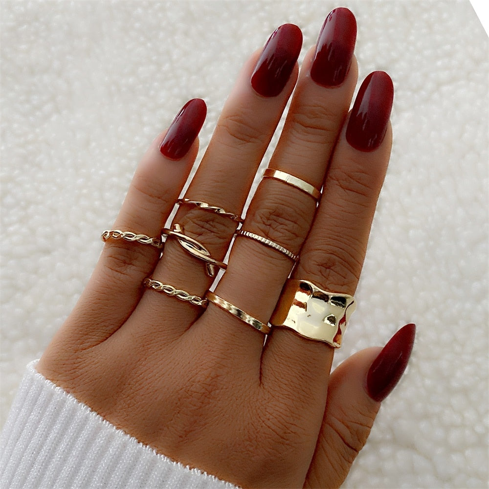 Bohemian One Size Fits All Ring Sets