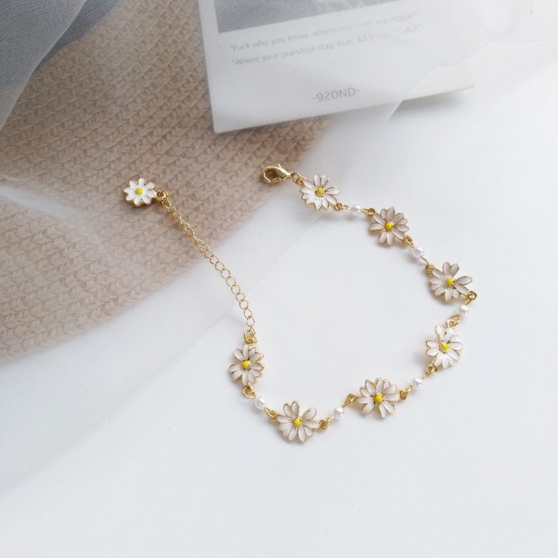 Sunflower Ring, Necklace, and Bracelet