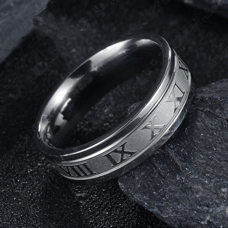 Vintage Roman Numeral Rings