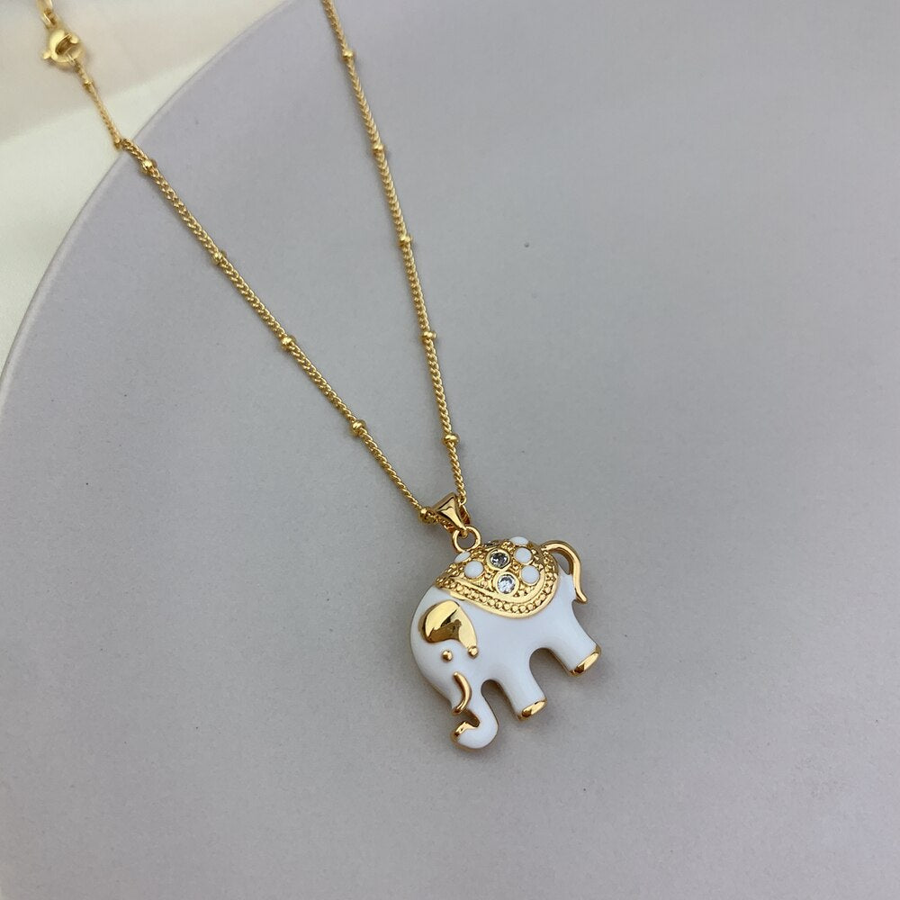 Traditional Style Elephant Necklace