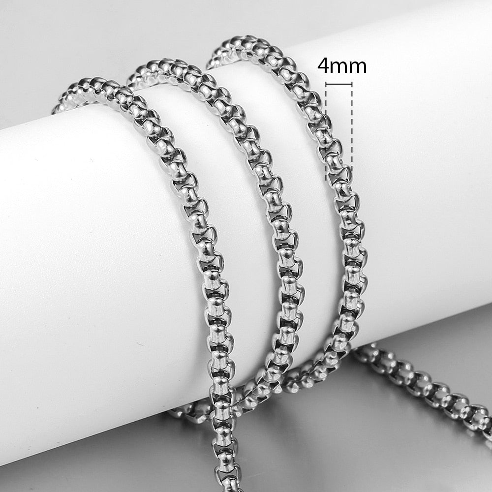 High Quality Gold, Black, and Silver Chains