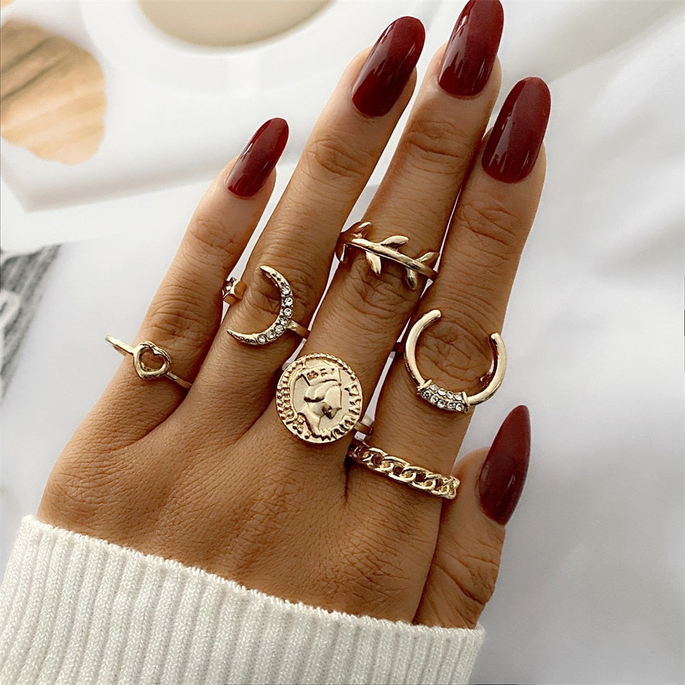 Bohemian One Size Fits All Ring Sets