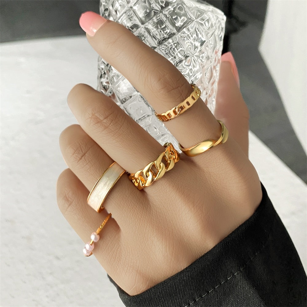 Bohemian One Size Fits All Ring Sets