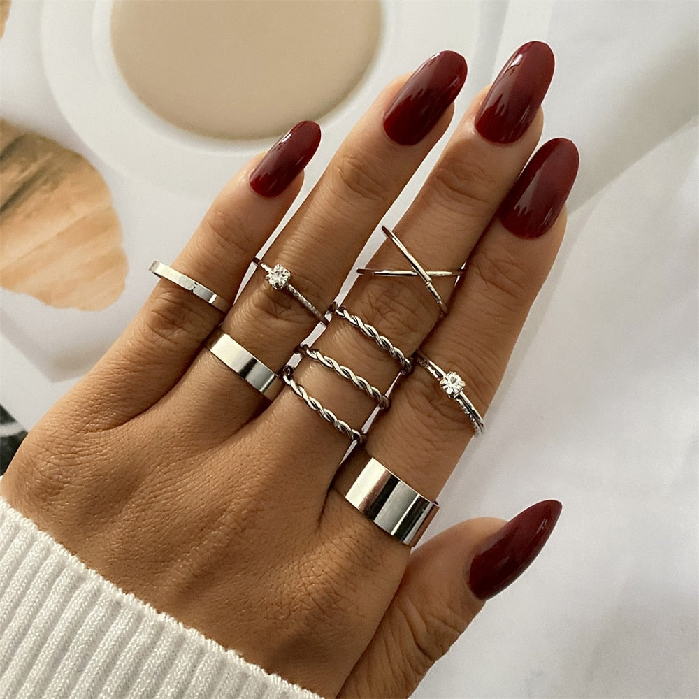 Bohemian One Size Fits All Ring Sets
