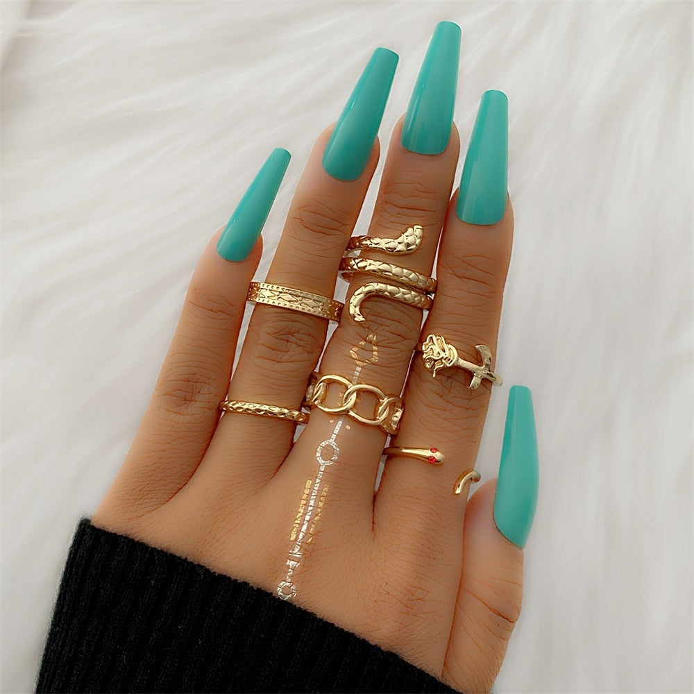 Bohemian One Size Fits All Ring Sets