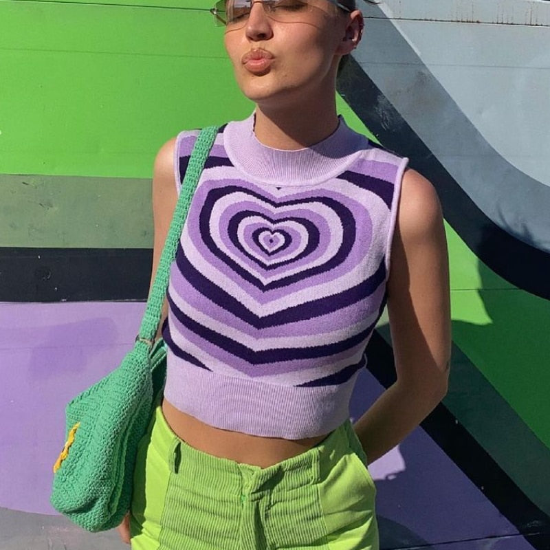 Radiating Heart Sweater