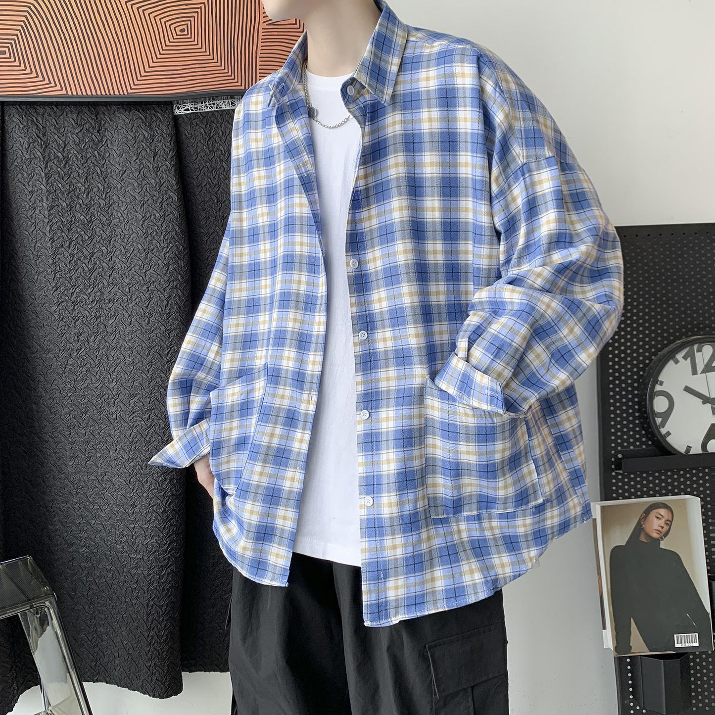 Corduroy Long Sleeve Button Up
