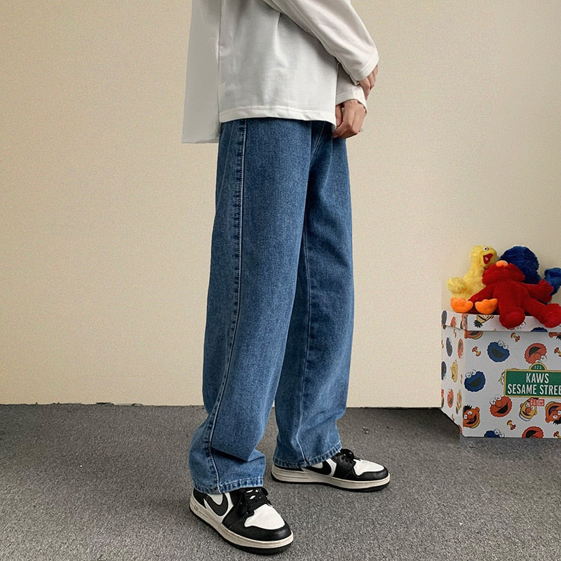 Loose Straight Wide Leg Jeans