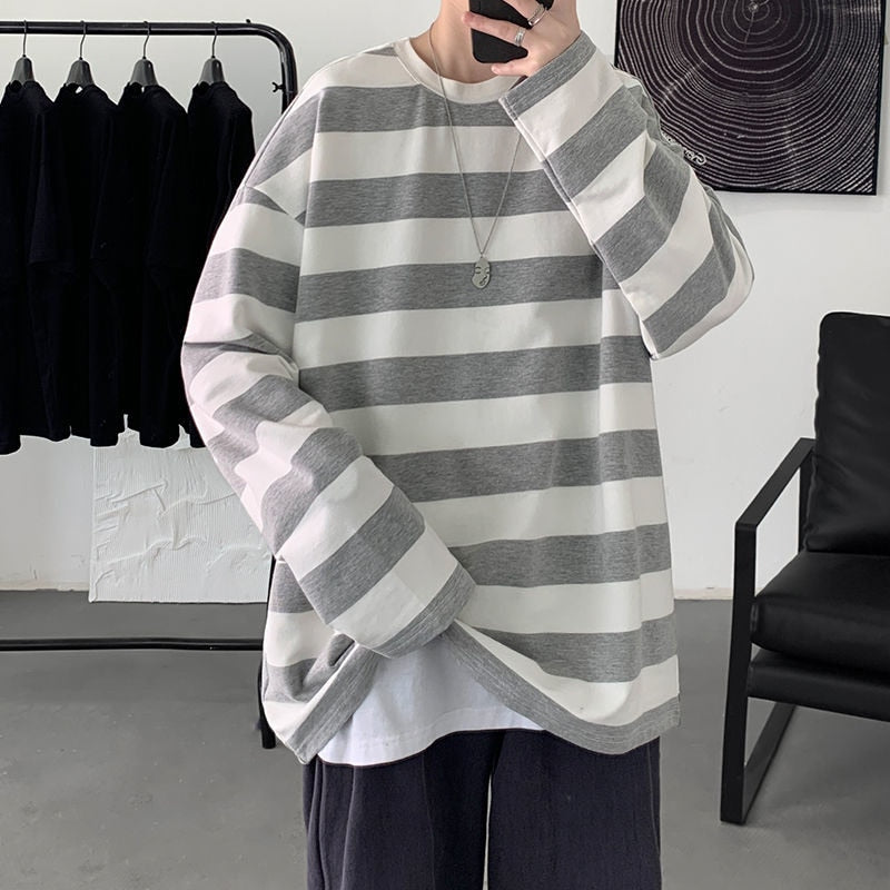 Long Sleeve Striped Tees