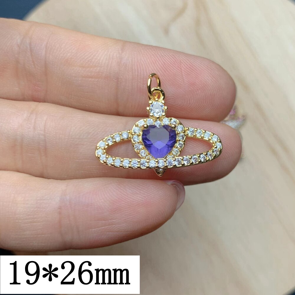 2022 Fashion Zircon Love Heart Peace Dove Bird Pendants Charms For Jewelry Making DIY Necklace Earrings Accessories Wholesale