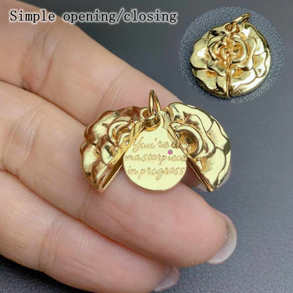 Mother's Day Flower Letter Pendants Charms Jewelry Making For Women DIY Necklace Bracelet Earrings Accessories Wholesale