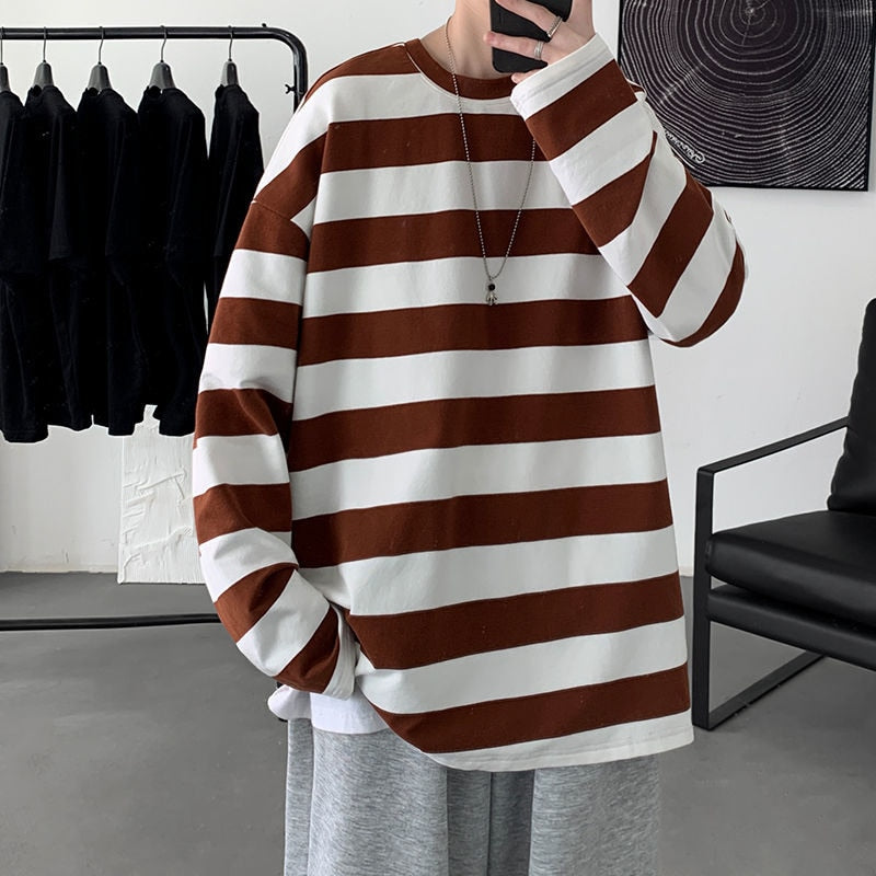 Long Sleeve Striped Tees