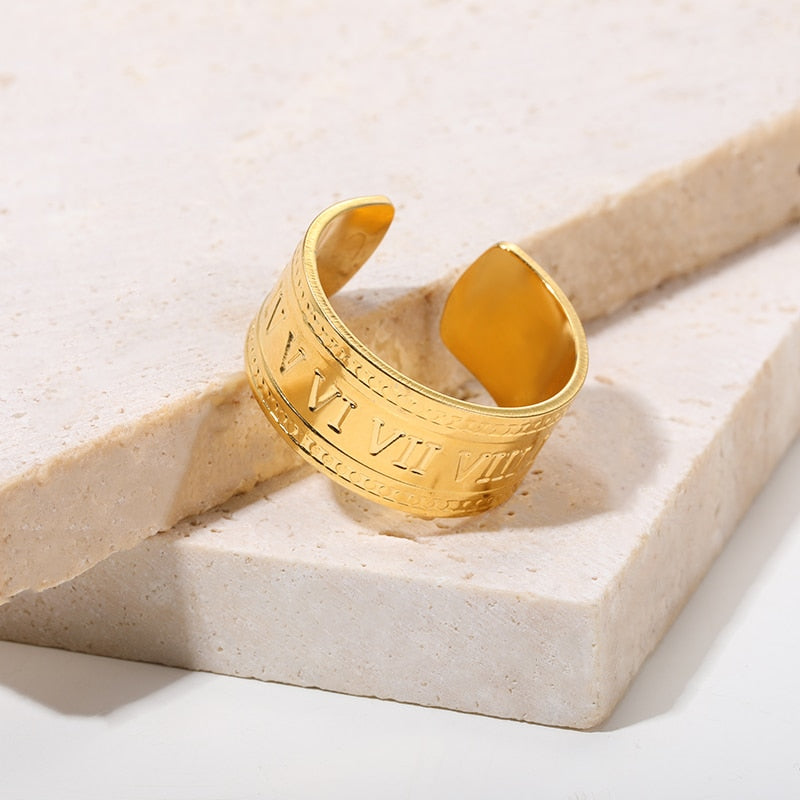Adjustable Roman Numeral Rings