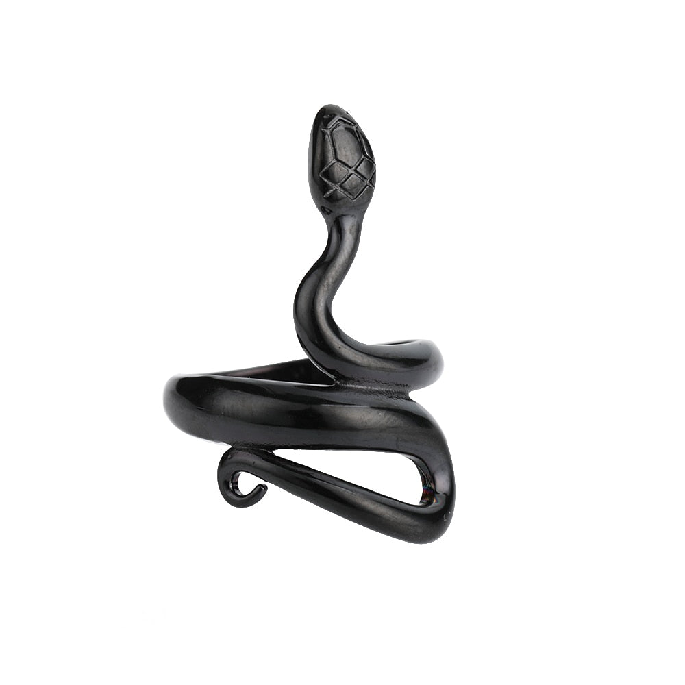 Neo-Gothic Snake Ring