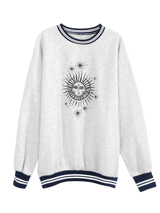 Sun Moon And Stars Crewnecks