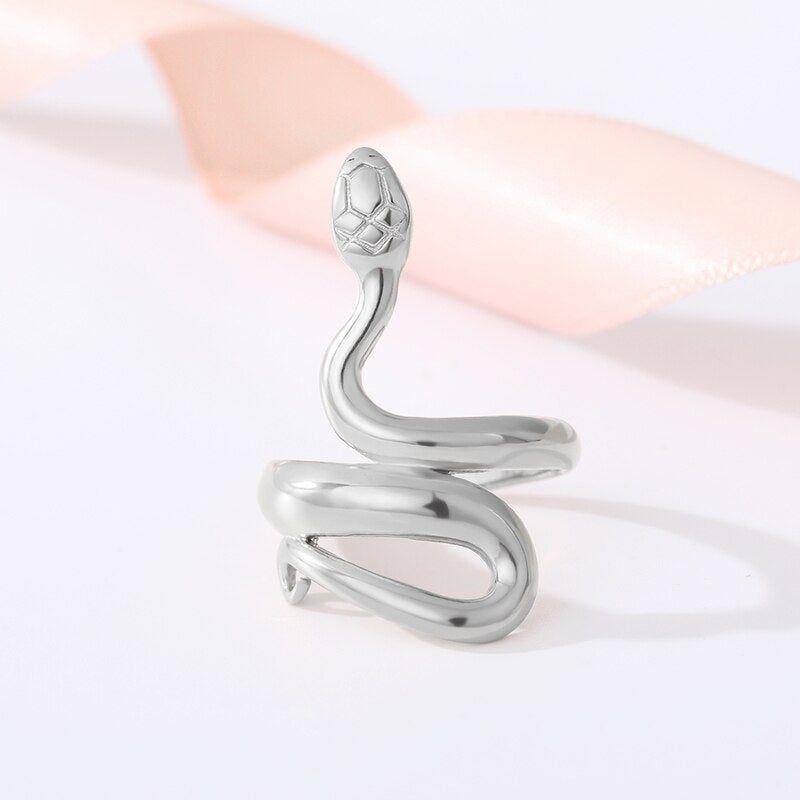 Neo-Gothic Snake Ring