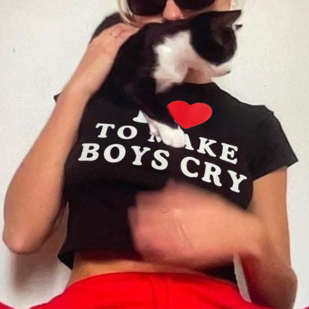 i Heart To Make Boys Cry Shirt