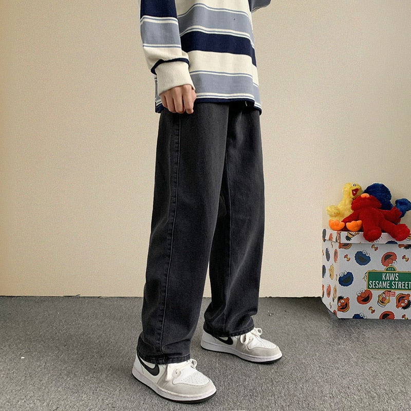 Loose Straight Wide Leg Jeans