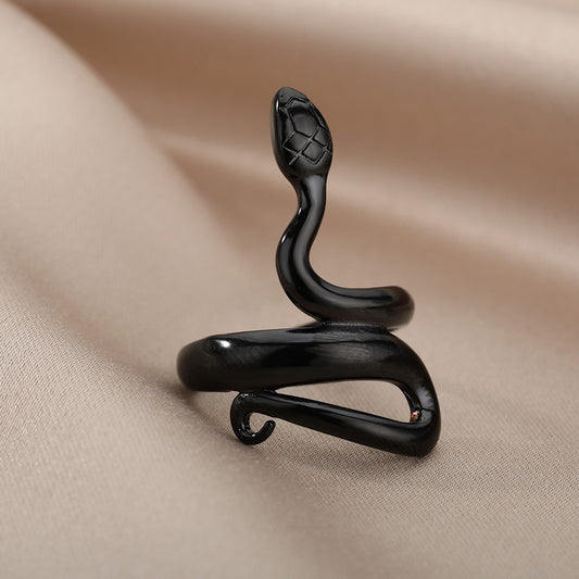 Neo-Gothic Snake Ring