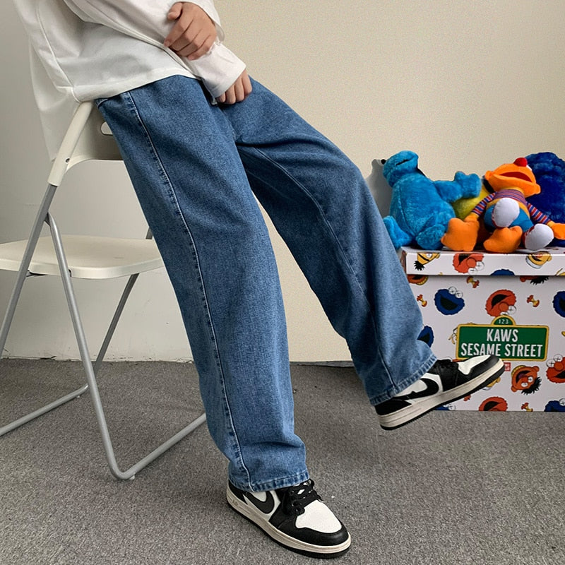 Loose Straight Wide Leg Jeans