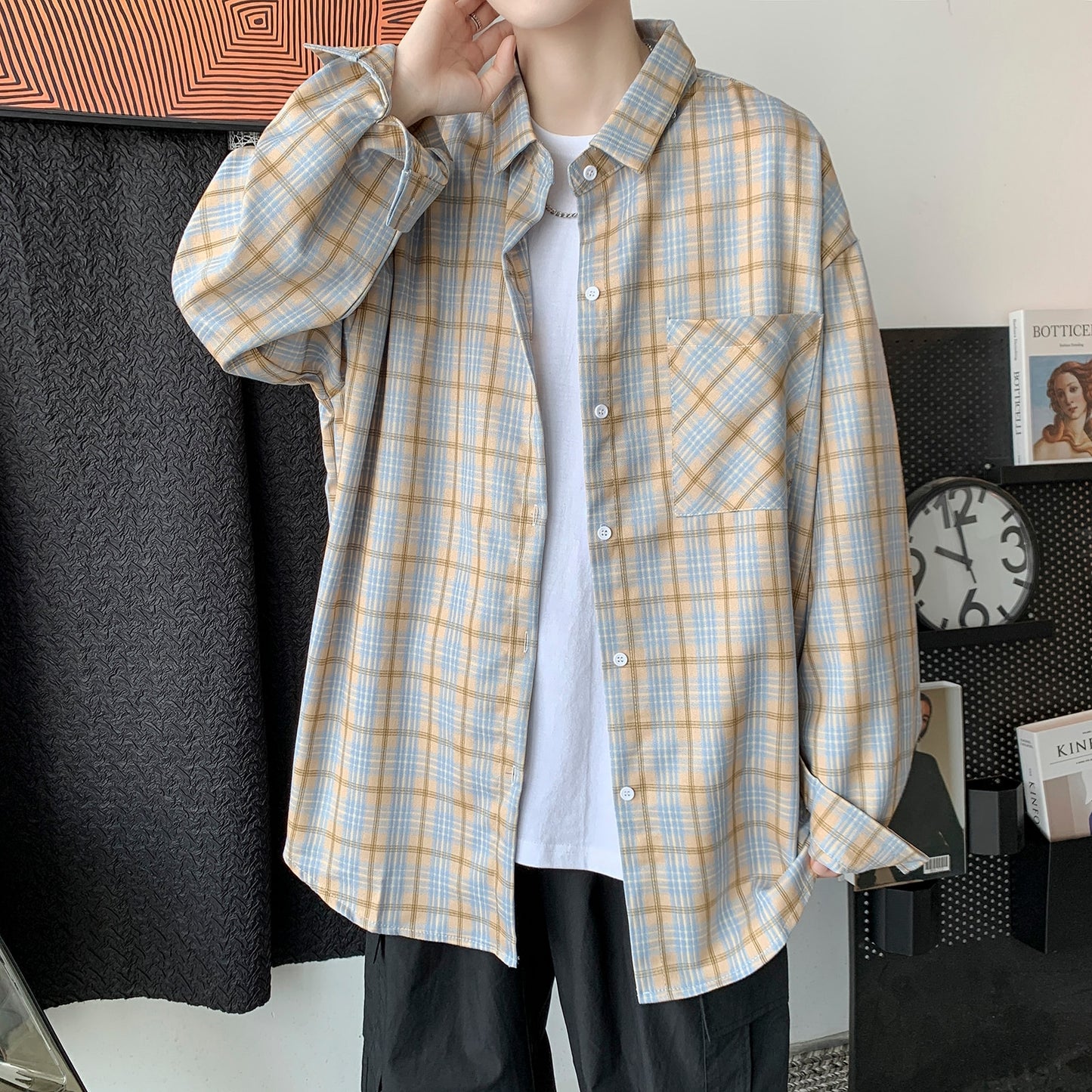 Corduroy Long Sleeve Button Up