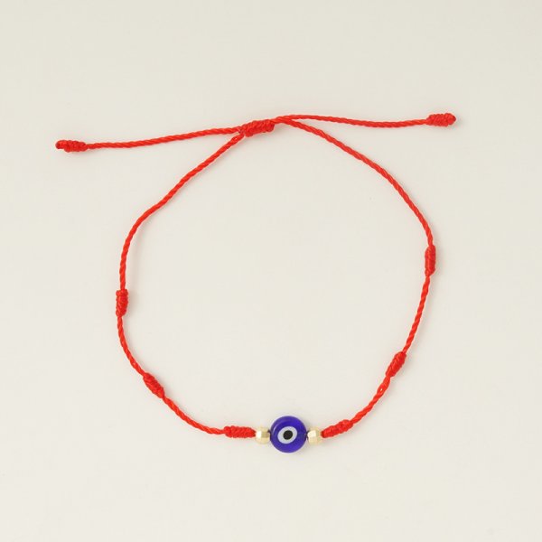 Turkish Lucky Evil Eye Bracelets Blue Evil Eye Bead Bracelet Men Women Handmade Lucky Jewelry Charm Bracelet Female Dropshipping